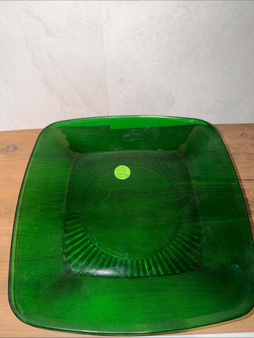 Anchor Hocking Dark Green Glass Dish